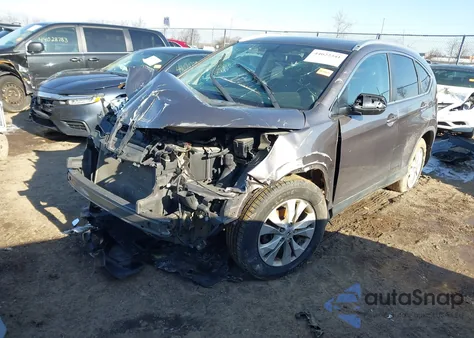 2014 Honda Cr-V Ex-L z USA, uszkodzony, nr VIN 5J6RM4H71EL011349